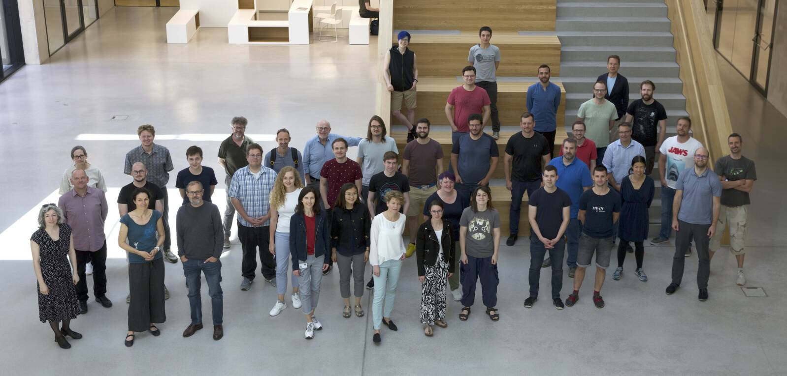 Team photo of members of the Institute of Creative Media Technologies